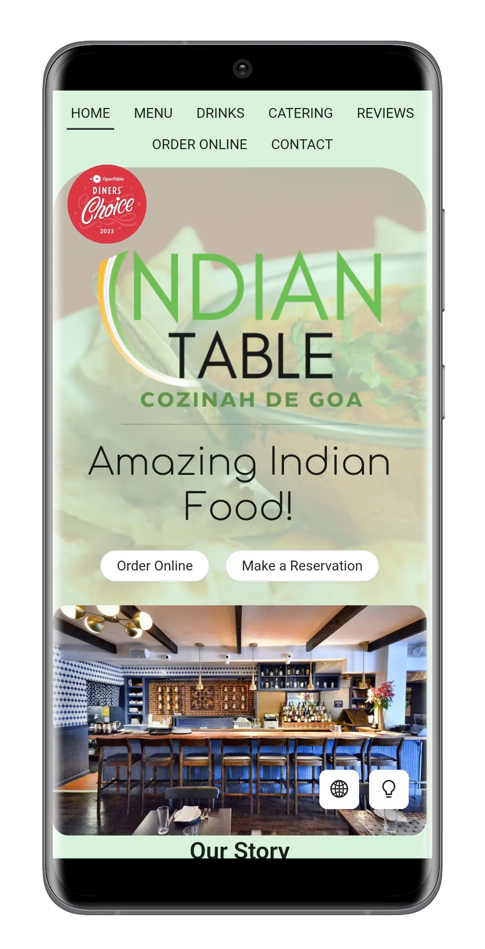 Indian Table - Restaurant Website Template