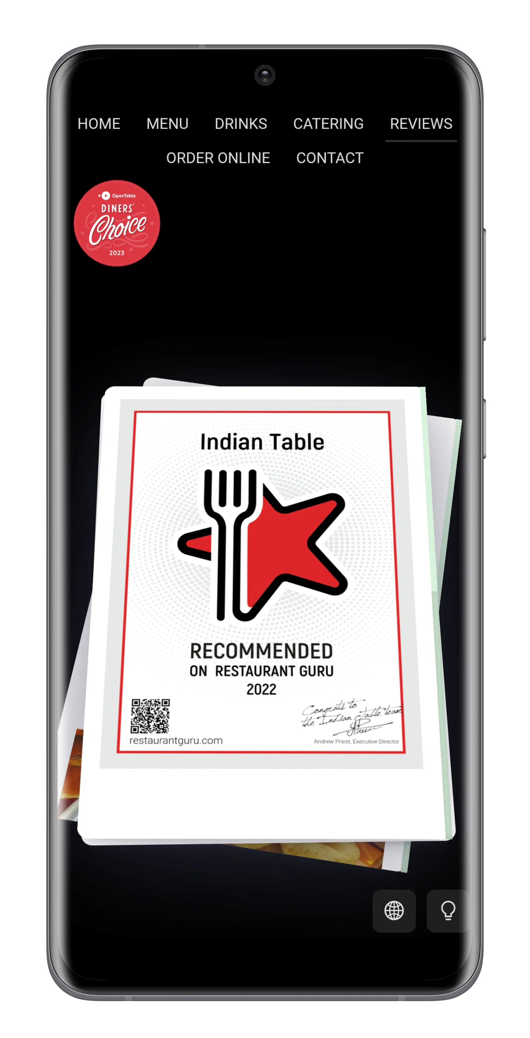 Indian Table - Restaurant Website Template